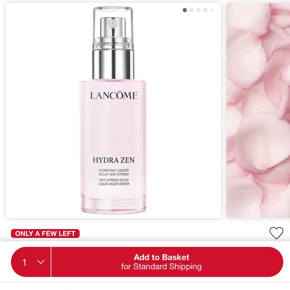 NEW Lancôme hydra zen liquid moisturizer